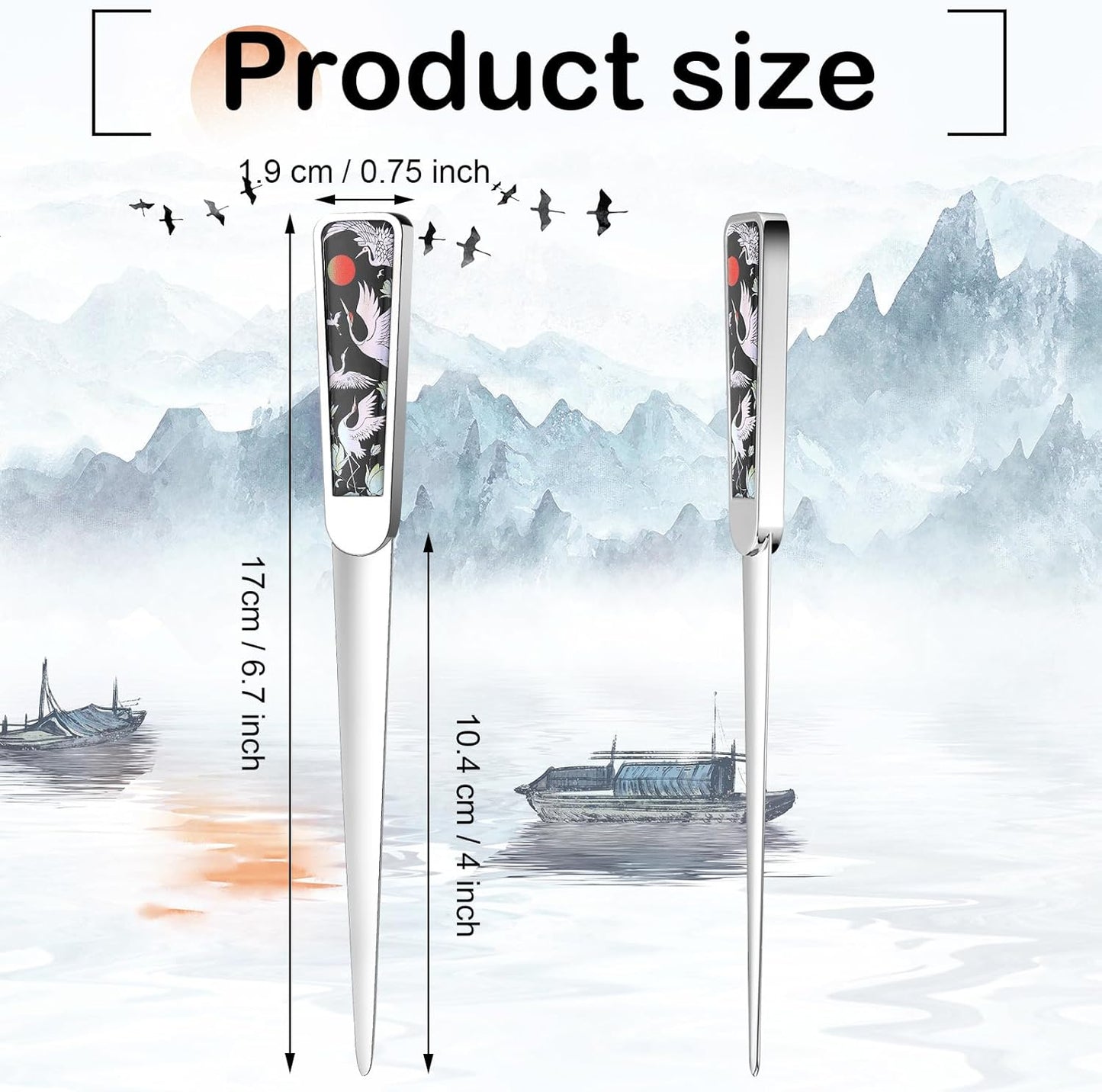 4 Pieces Letter Opener Knife Stainless Steel Envelope Openers Lightweight Mail Opener Tool Slitters Letter Knives for Office Home School Supplies (Retro Style)