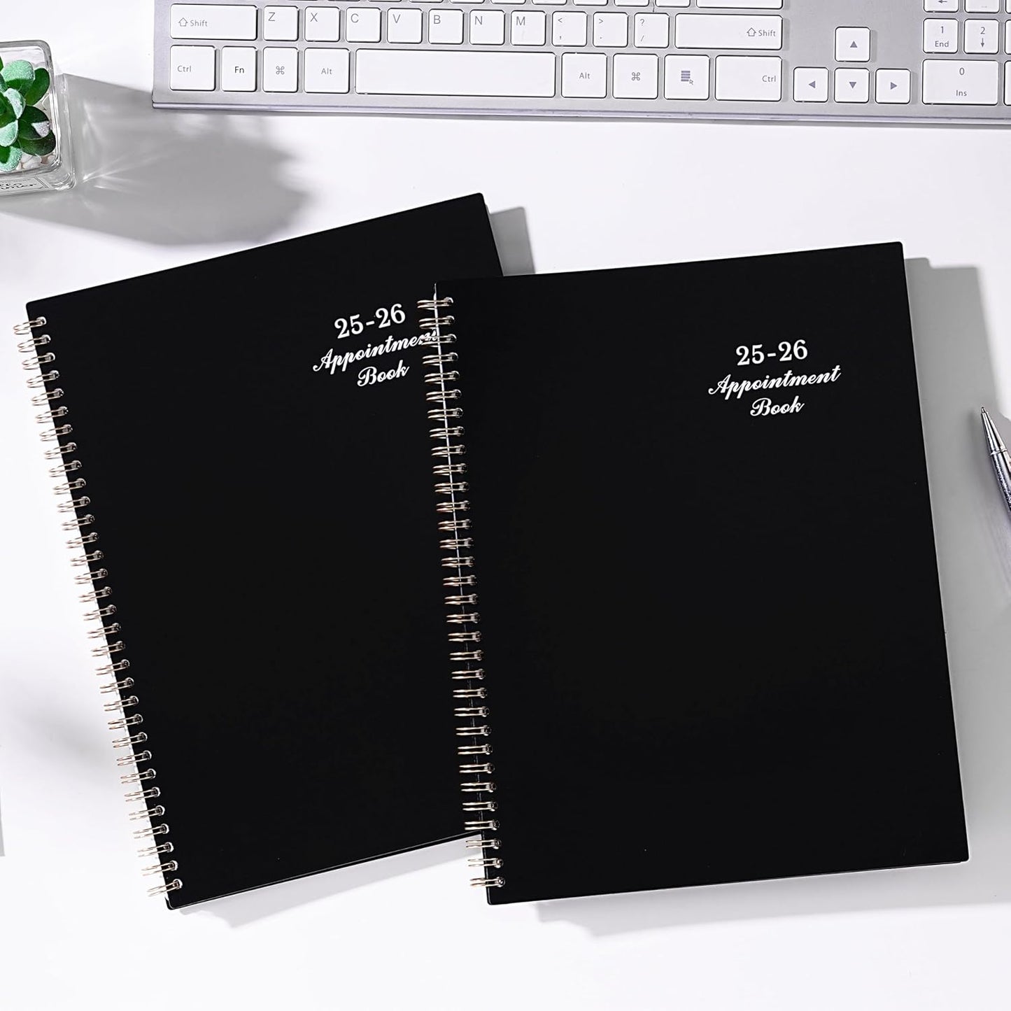 2025-2026 Weekly Appointment Book & Planner - July 2025 - June 2026, 2025-2026 Daily Hourly Planner, 9" x 11", Half Hour (30 Mins) Interval, Colorful Monthly Tabs, Lay-Flat, Inner Pocket