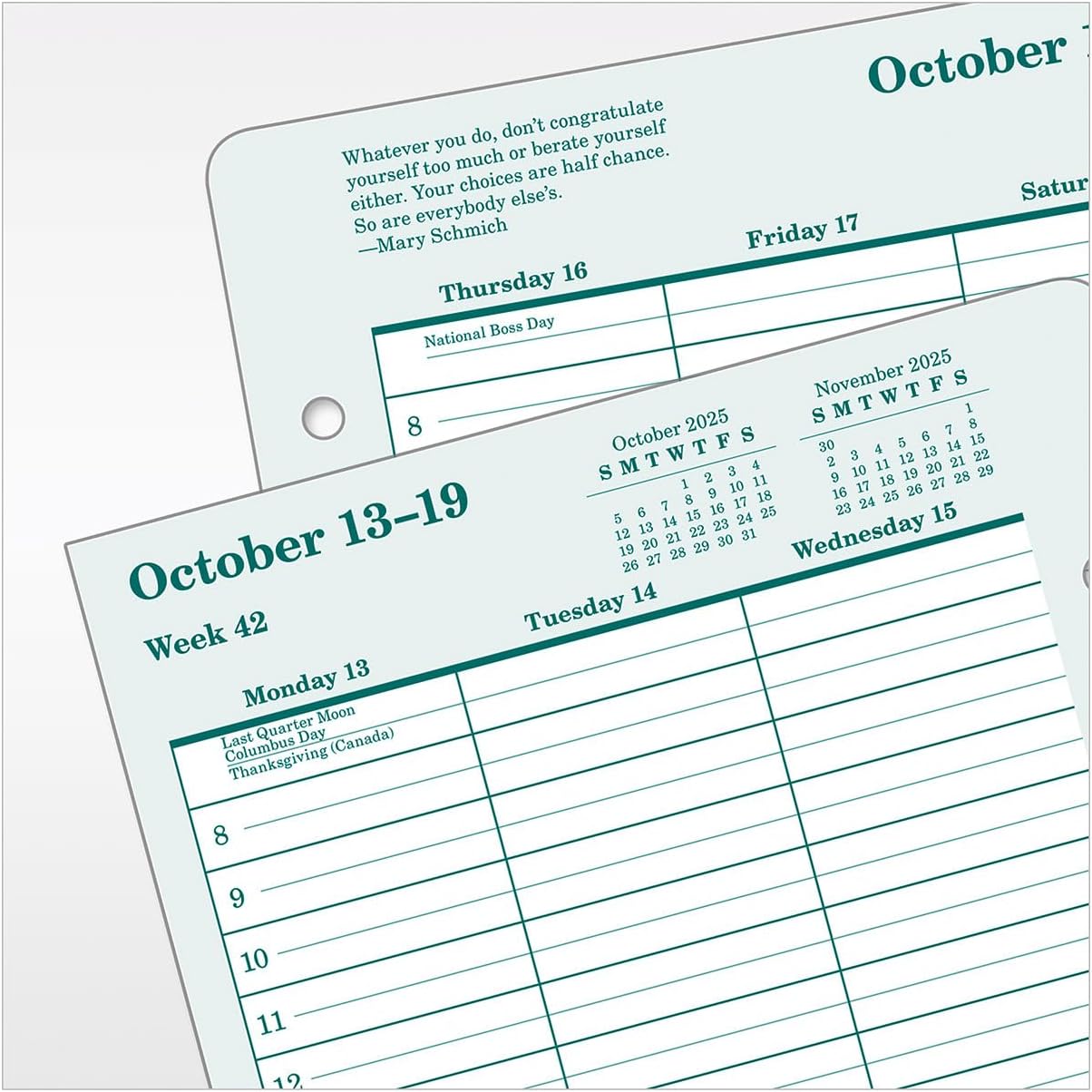 FranklinCovey - Original Weekly Ring-Bound Planner (Classic, Oct 2025 - Sep 2026)