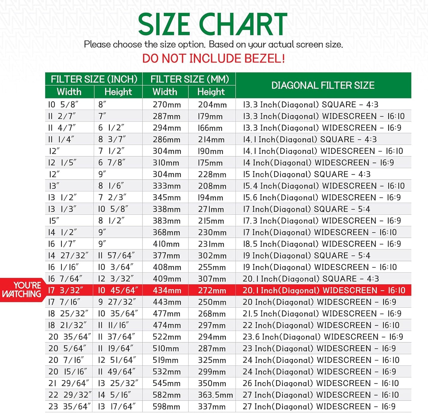 20.1 Inch Desktop Privacy Screen Shield for 16:10 Wide Monitor - Anti Glare Computer Privacy Screen Cover | Blue Light Blocking Screen Protector | Scratch Resistant UV Filter | Attachment Type