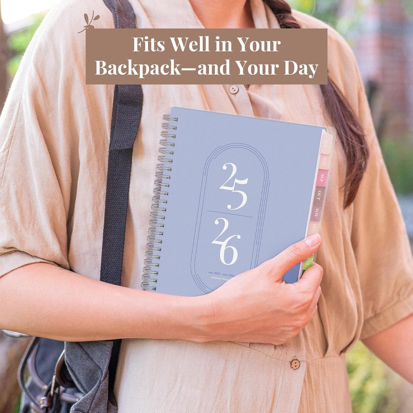 Rileys Academic Planner 2025-2026, Daily, Weekly & Monthly Planner, July 2025 - June 2026, Student Notes Pages, Twin-Wire Binding, Weekly Agenda for School & Work (8 x 6-Inches, Blue)