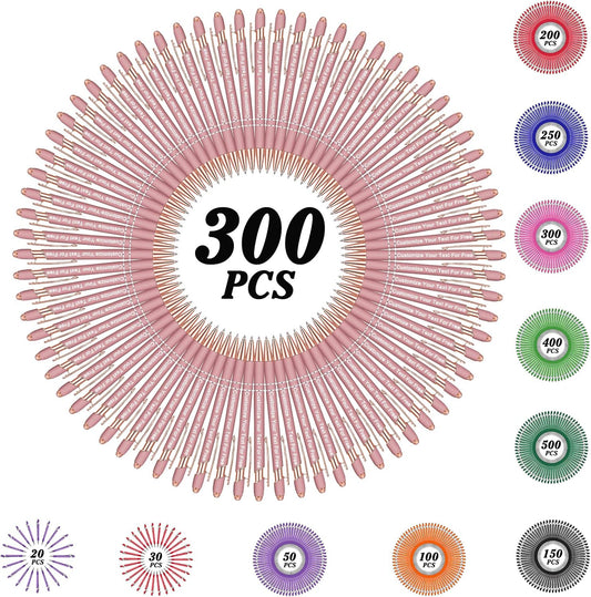 Max 500 Pcs Personalized Pens Bulk, Custom Pens with Free Engraving, Customized Stylus Tip Ballpoint Pen with Your Name Massage Text for School Office Business Graduation Anniversaries-300 Packs