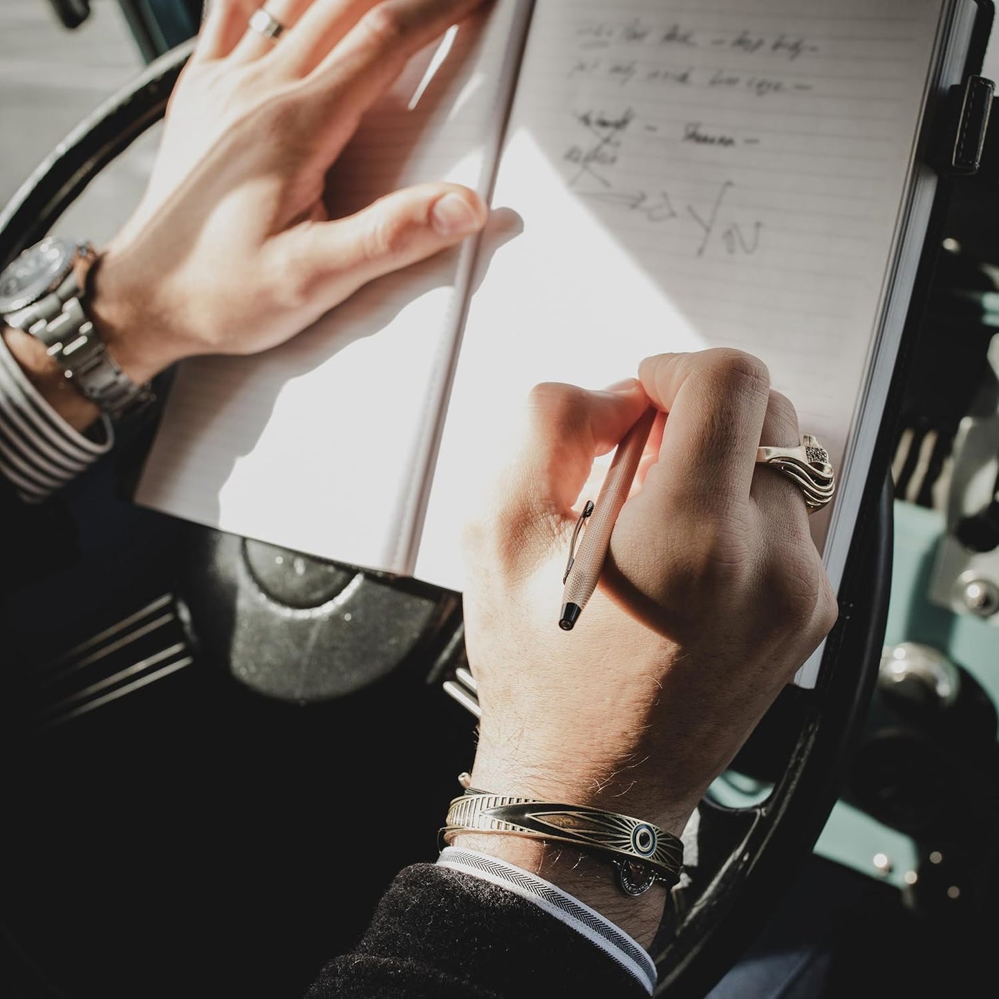 Cross Classic Century Refillable Ballpoint Pen Presented in a Luxury Gift Box - Medium Point, Black Ink, Black & Gold