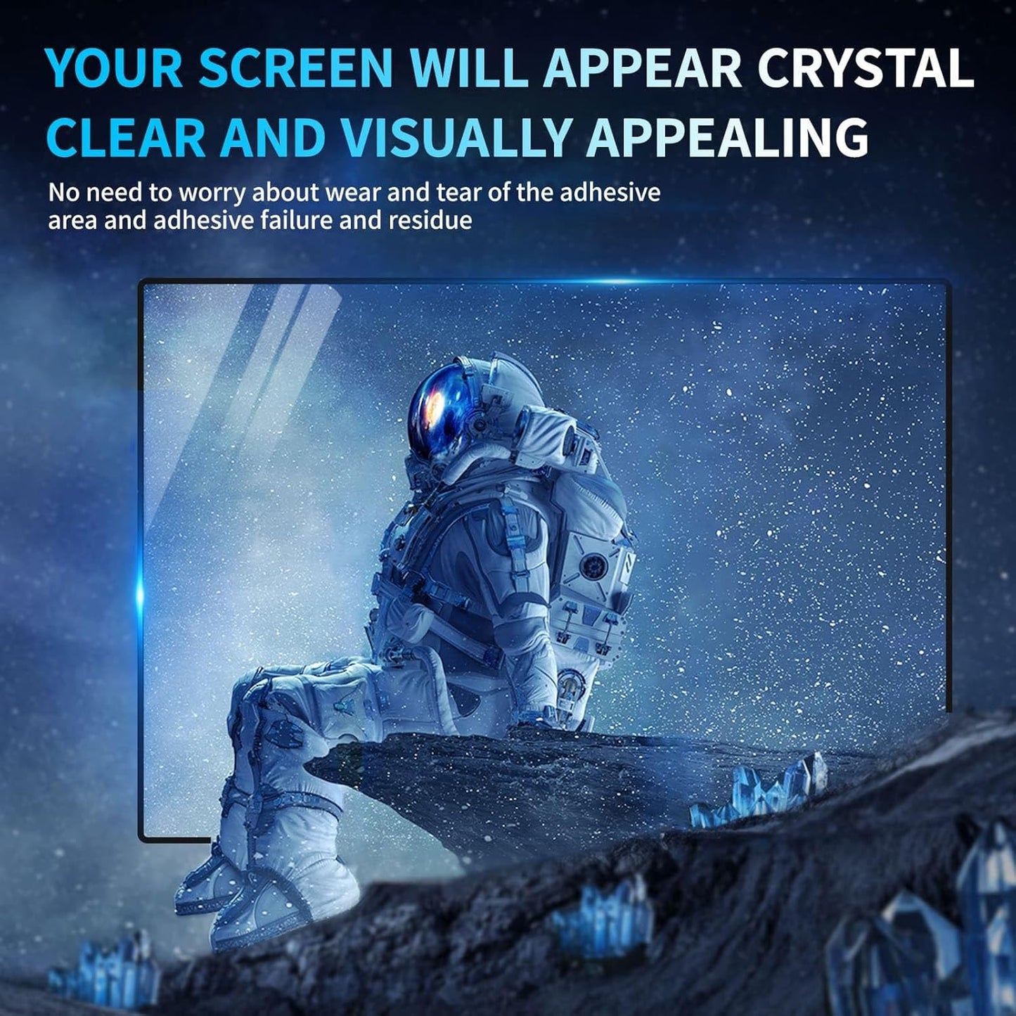 Magnetic Computer Privacy Screen 23.8 inch, Hanging Privacy Screen for Computer Monitor for 16:9 Frameless Monitor, Acrylic Eye Protection Anti Glare Blue Light Computer Screen Privacy Filter