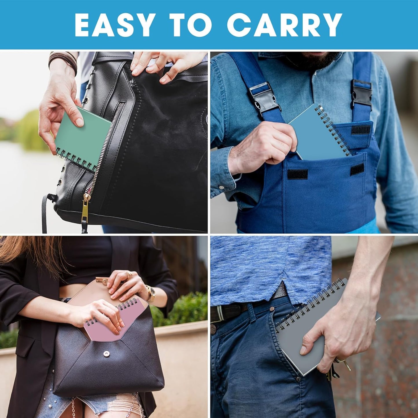 Jutom 5 Pcs Small Spiral Notebooks Memo Pads 3x5 Bulk Small Pocket Notebooks Mini Notepads with Lined Pages Small Journals for Office School Work Writing Supplies,120 Pages (Morandi Color)