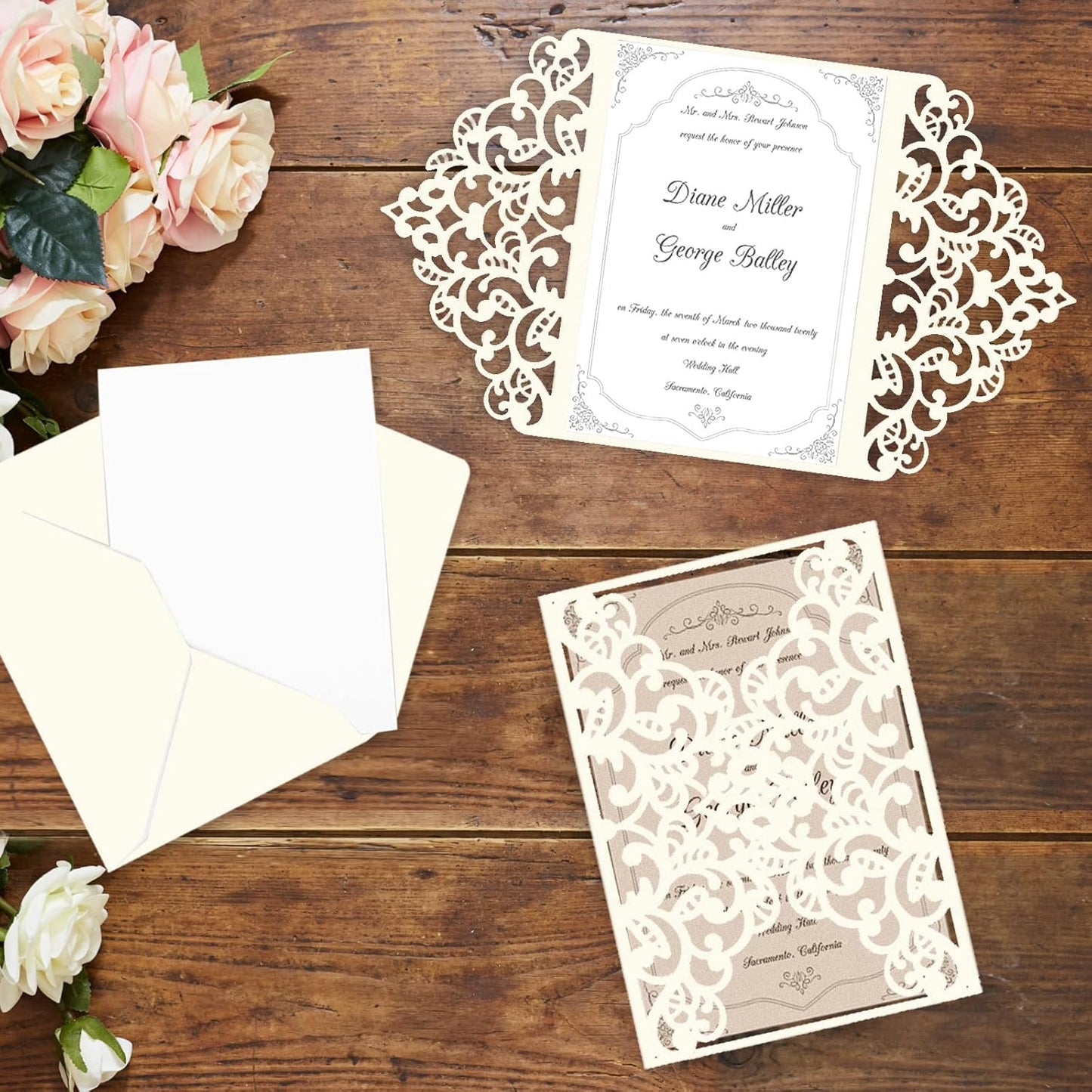 100 Sheets Cream Cardstock 8.5 x 11 Ivory Paper, Goefun Off White Card Stock Printer Paper for Cards Making, Office Printing, Certificate