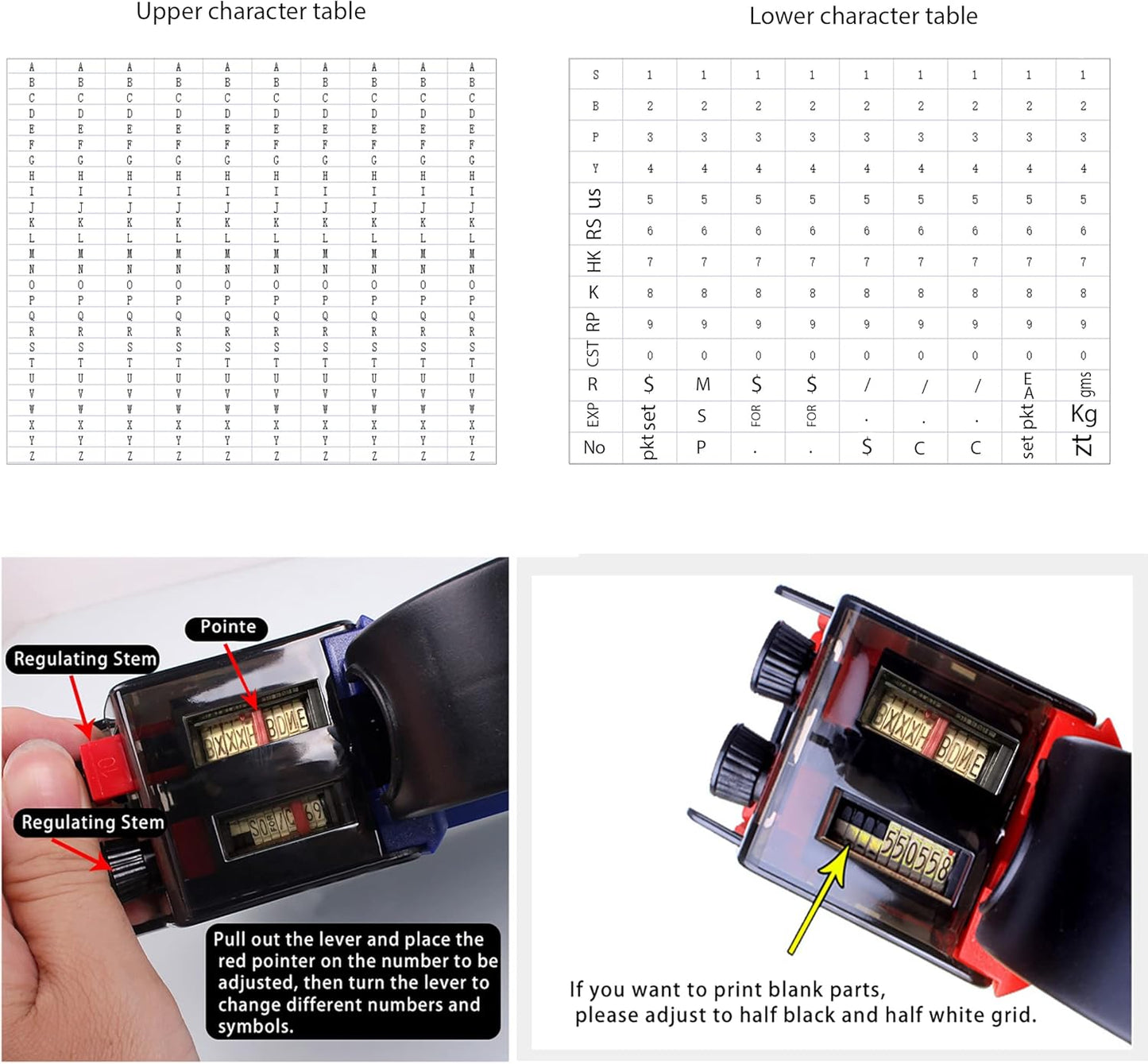 2-Line 20 Digits Price Label Gun with Letters A-Z,Pricing Labeler with 5 Rolls/2800 Stickers 3 Inkers,Tag Maker Machine for Office Retail Shop Grocery Store Yard Sale