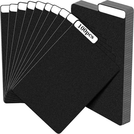 100 Pieces Comic Book Dividers with Tabs,Patient Divider Cards,Card Dividers Comic Book Boards for Storage Boxes 11.22 X 7.24 Inche