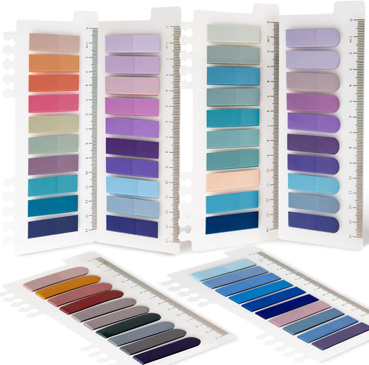 Golcellia Sticky Tabs Book Index Tabs, Page Tabs, Page Markers 1200 Pieces,60 Colors Annotation Tabs, Book Annotation Supplies