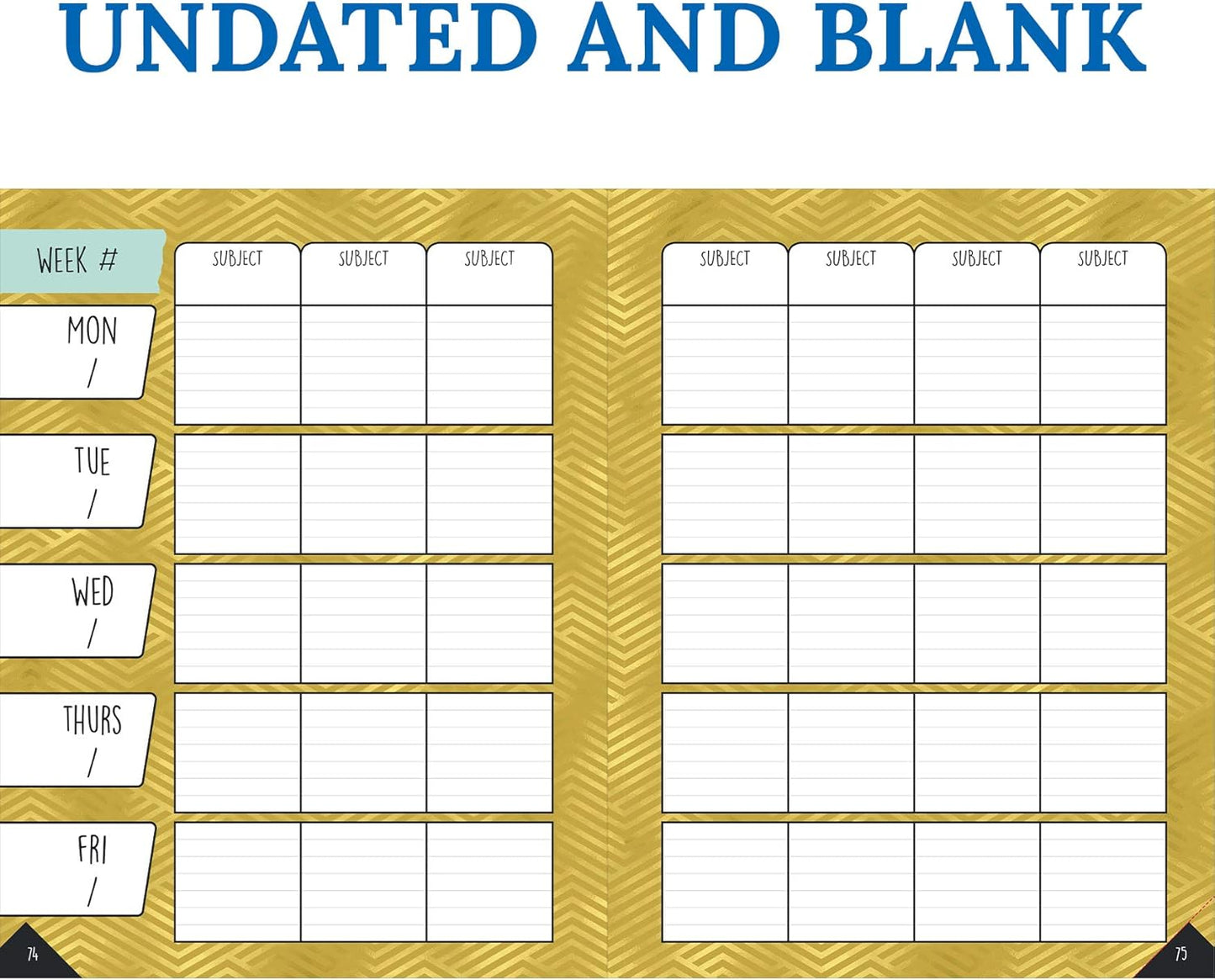 Carson Dellosa Aim High Teacher Planner 2025-2026, Undated 8" x 11" Lesson Plan Book With Stickers, Class Schedule and Weekly Calendar School Supplies, Classroom Must Haves and Homeschool Essentials