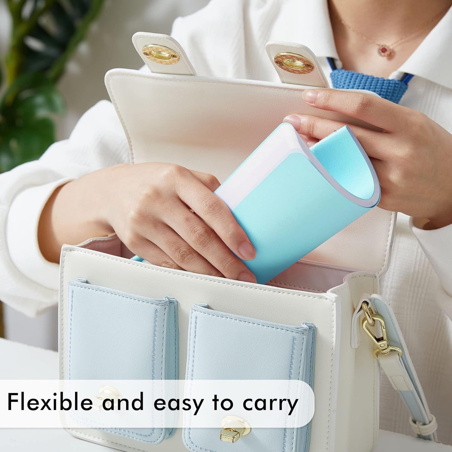 feela 16 Pack Soft Cover Journal Bulk, Lined Notebooks College Ruled for Work for Women Girl Writing, Blank Travel Journal Note Taking Notebook School Business Supplies, 8.2” x 5.5”, A5, Light Blue