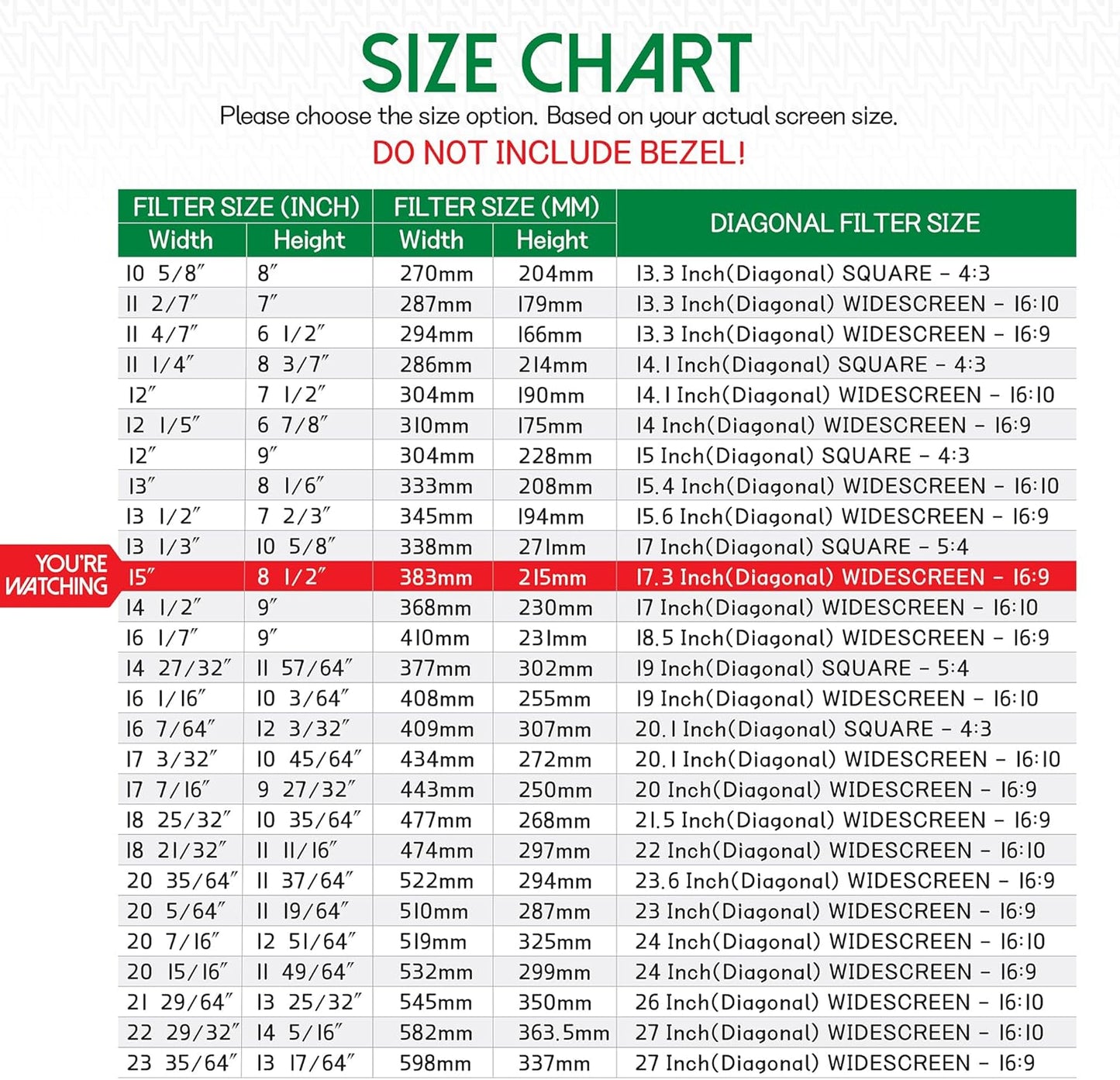 17.3 Inch Laptop Privacy Screen Shield for 16:9 Wide Display - Anti Glare Computer Privacy Screen Cover | Blue Light Blocking Screen Protector | Scratch Resistant UV Filter | Attachment Type