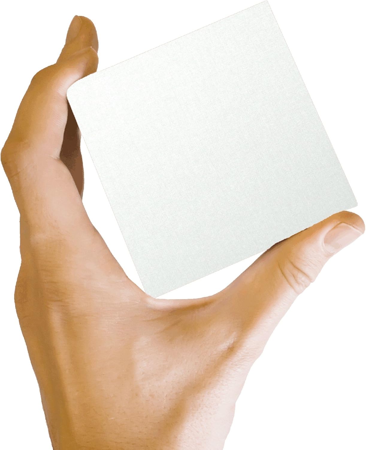 100 White Linen 80# Cover Paper Sheets - 4" X 6" (4X6 Inches) Photo|Card|Frame Size - 80 lb/pound Card Weight - Fine Linen Textured Finish - 96 Bright Cardstock