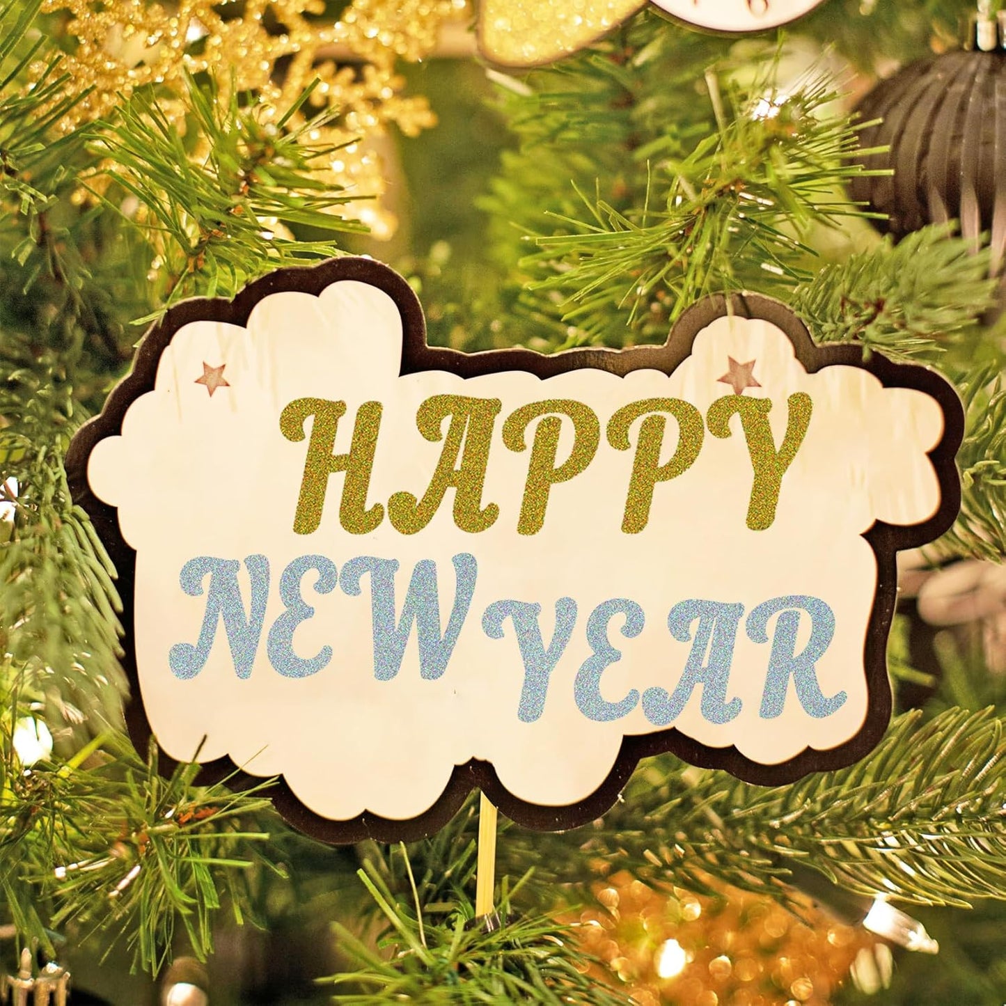 Glitter Letter Stickers,10 Sheets 2 Inches Self-Adhesive Vinyl Letters Alphabet Sticker Decals for Scrapbook,Door,Mailbox,Bulletins Boards - Gold,Silver