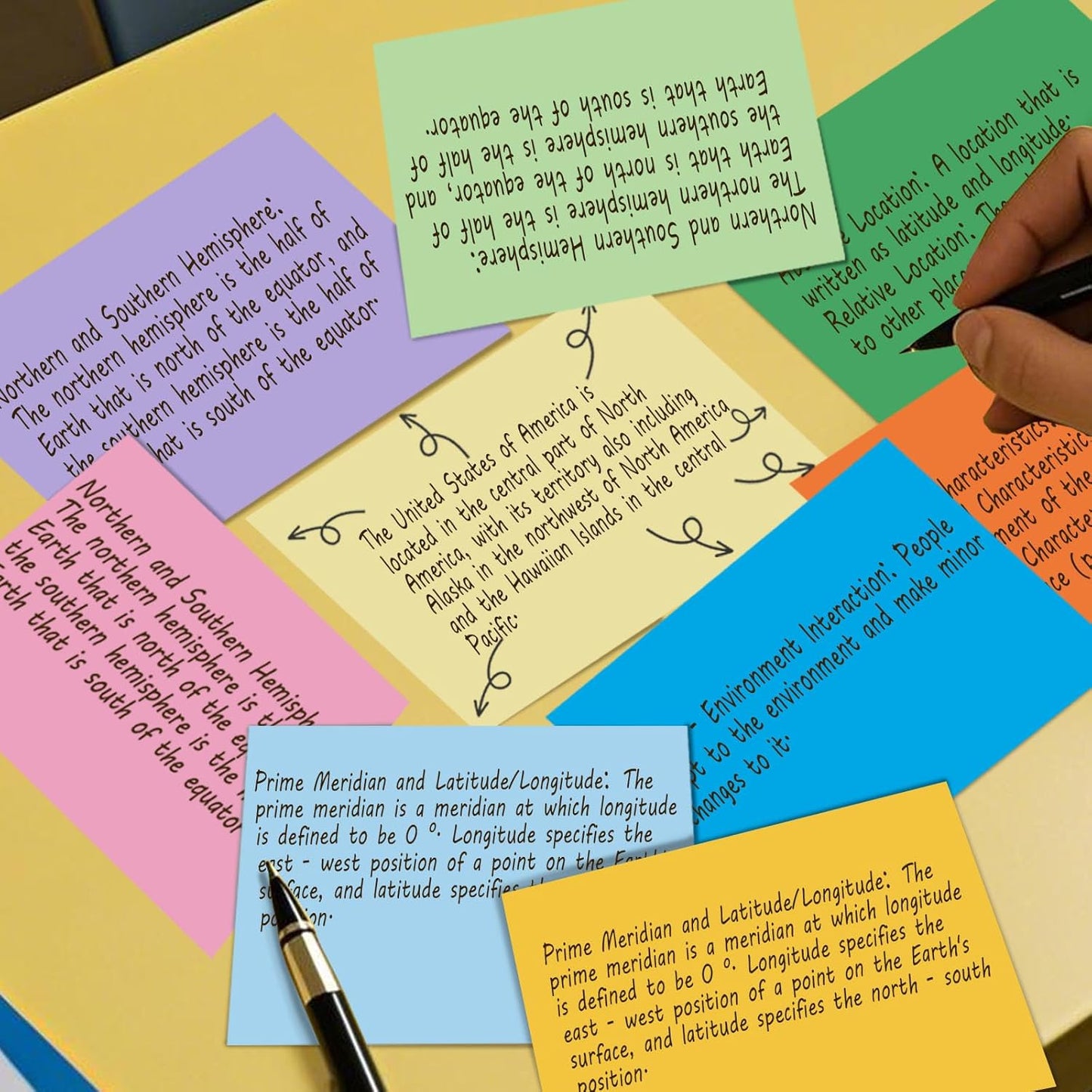 Koogel Index Cards 4x6, 180 Count, Colored Large Index Cards Blank on Both Sides for Back to School, Heavy Notecards Flashcard for Studying Learning Office College Supplies, 9 Assorted Neon Color