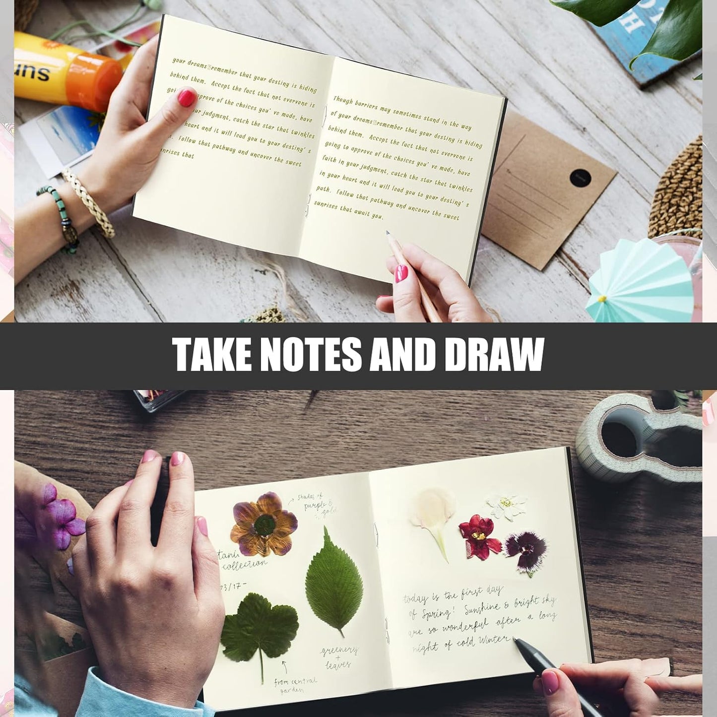 Thenshop 50 Pack Mini Pocket Kraft Notebooks Bulk 4 x 4 Inch Journal Notepads with Dot Memo Sketchbooks Writing Notepad for Party Favors Supplies(Black,Blank Page)