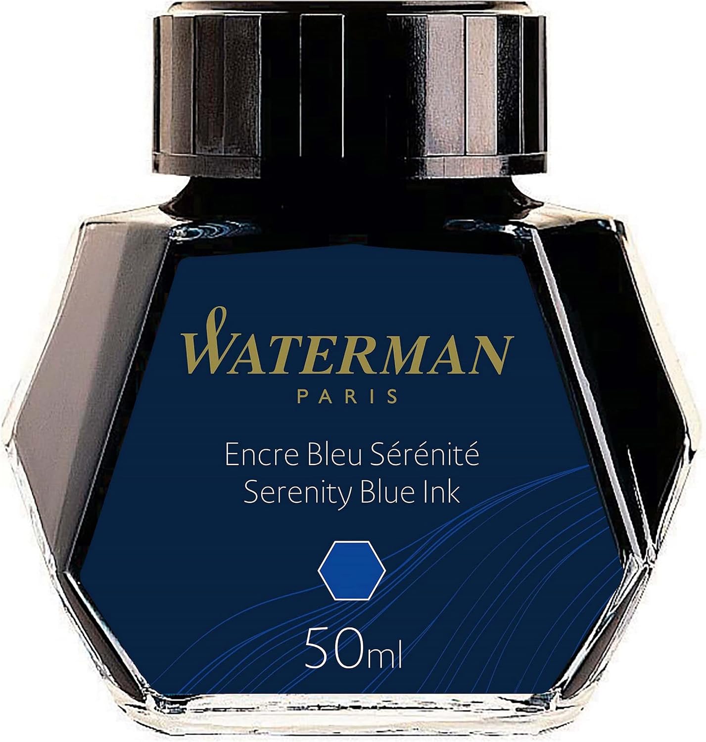 Waterman Fountain Pen Ink Serenity Blue 50ml Bottle