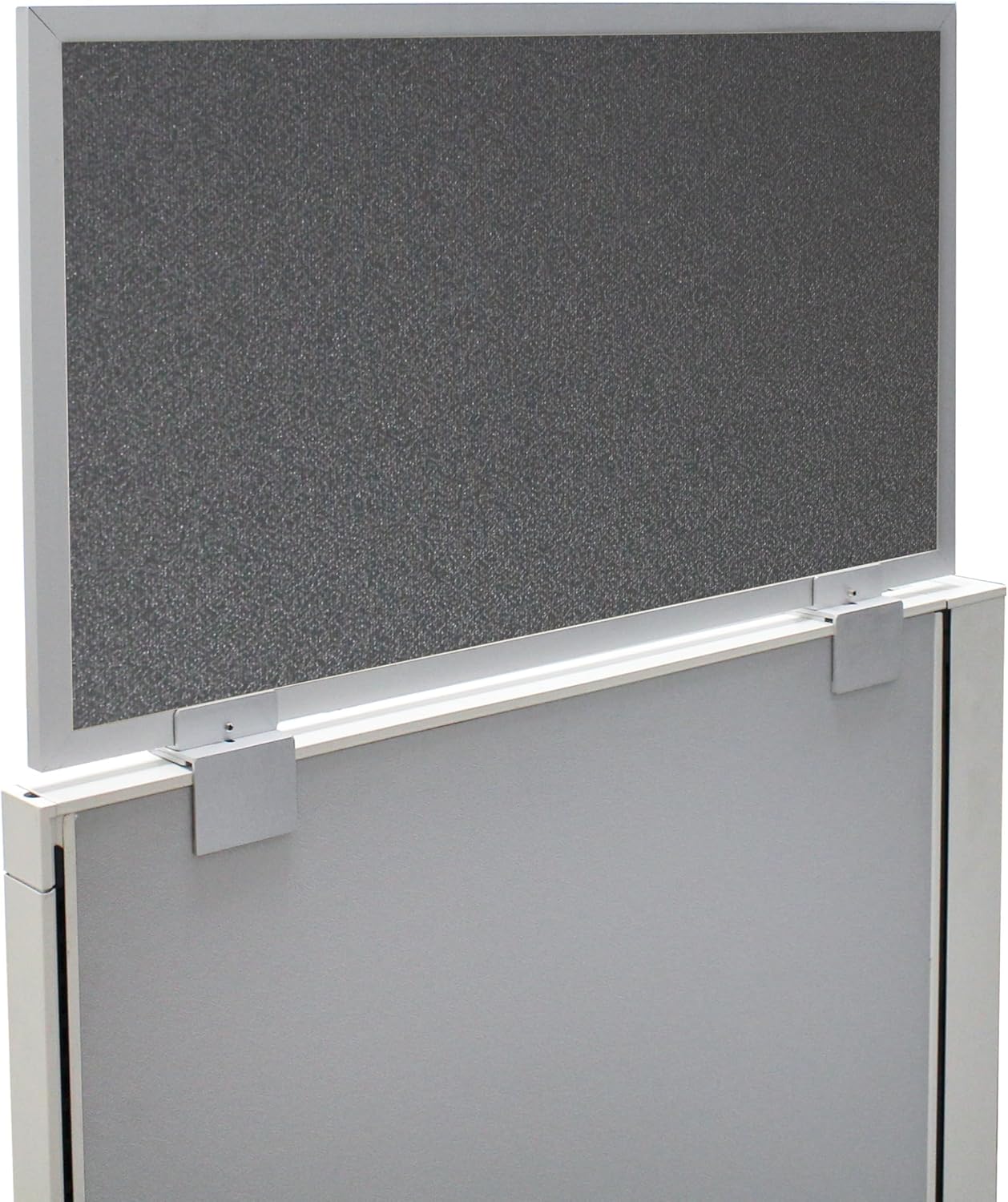 OBEX Acoustical Cubicle Privacy Screen Extender Desk Panel & Office Divider, Add Separation & Block Noise, 24" x 48", Graphite