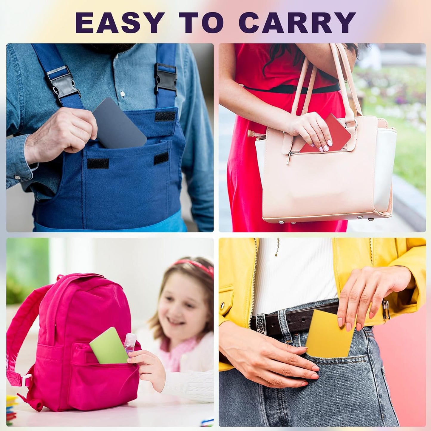 Lincia Bulk Pocket Notebook 2.5" x 4" Mini Notebooks First Day of School Small Wallet Notebooks Tiny Colored Purse Journals Lined Notepad for Kids Student Back to School Supplies(Classic Color,30 Pcs)