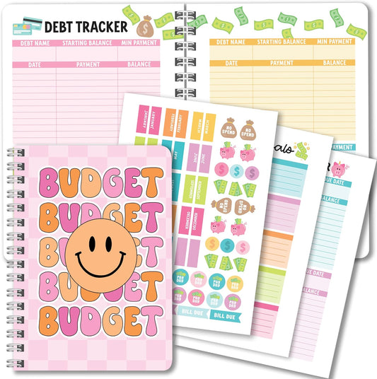 Hadley Designs 2025 Budget Planner and Monthly Bill Organizer - Monthly Budget Planner 2025, Financial Planners Budgeting Book, Bill Tracker Notebook For Expenses, Undated Finance Organizer Journal