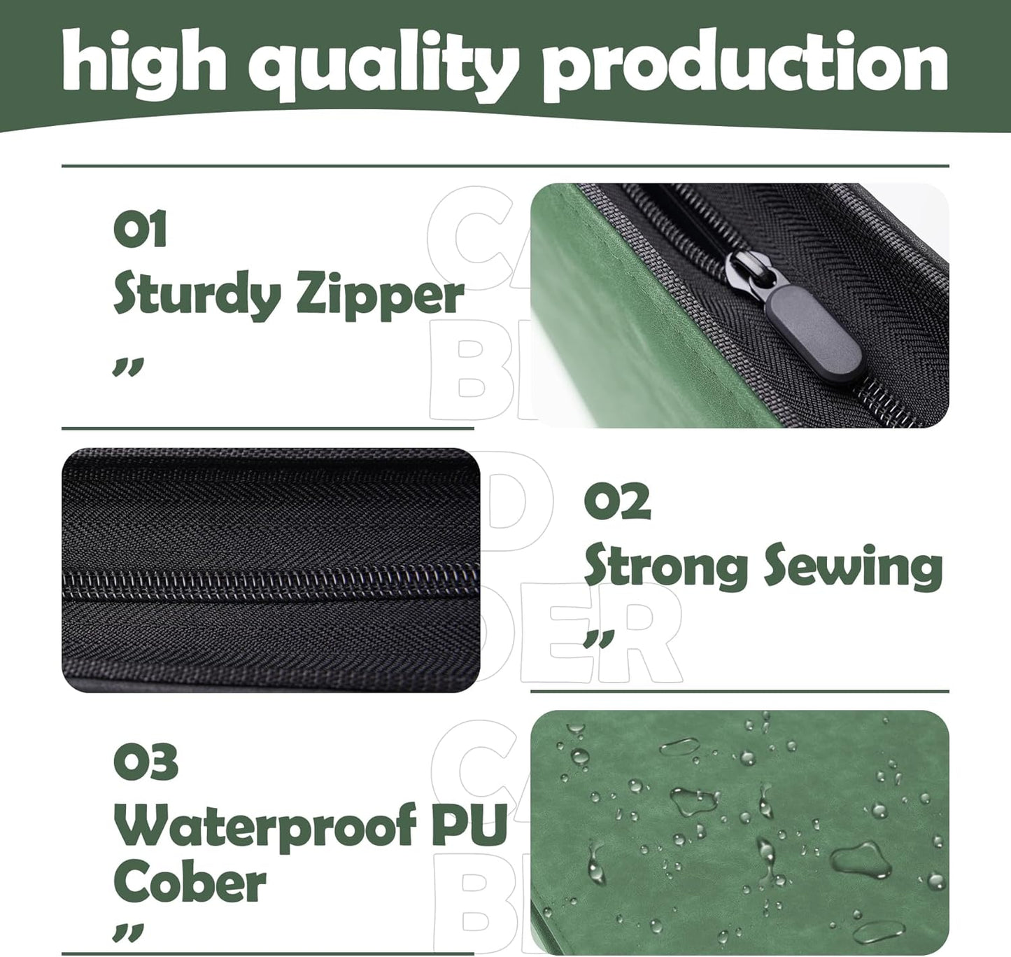 1000+ Pockets Card Binder,16 Pockets Trading Card Binder Ringless Side Loading Trading Card Album Folder for YuGiOh,MTG,TCG,Game Cards,Sports Cards,Business Cards(Dark Green)