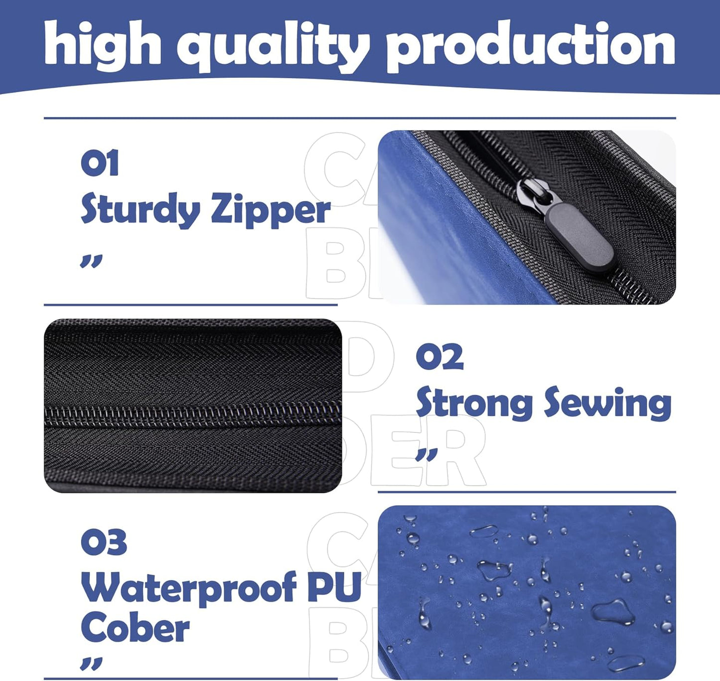 1000+ Pockets Card Binder,16 Pockets Trading Card Binder Ringless Side Loading Trading Card Album Folder for YuGiOh,MTG,TCG,Game Cards,Sports Cards,Business Cards (Dark Blue)