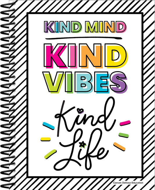Carson Dellosa Kind Vibes Teacher Planner 2025-2026, Undated 8" x 11" Lesson Plan Book With Stickers, Class Schedule and Weekly Calendar School Supplies, Classroom Must Haves and Homeschool Essentials
