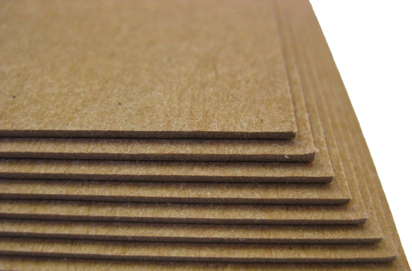 100 Sheets Chipboard 46pt (Point) 5.5 X 8.5 Inches Medium Weight Half Letter Size .046 Caliper Thick Cardboard Craft|Packing Brown Kraft Paper Board