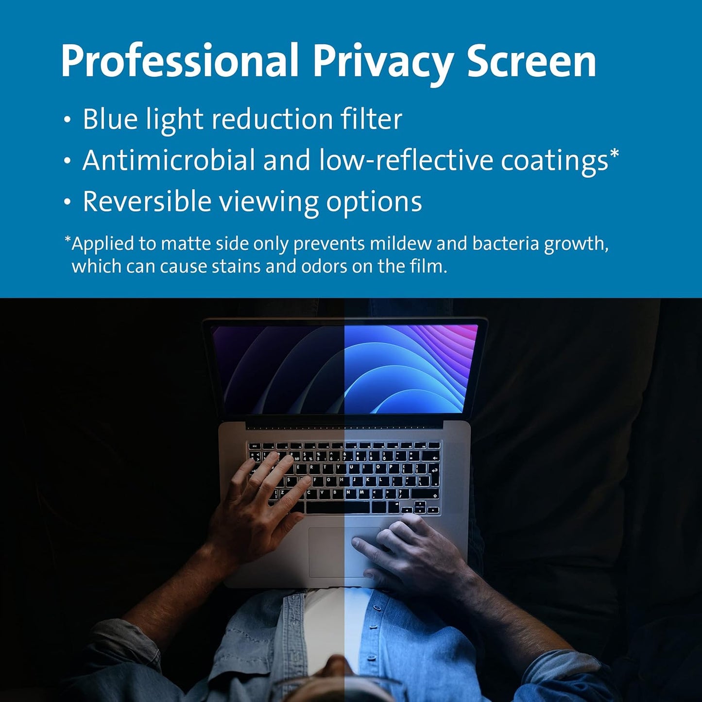 Kensington MagPro™ Magnetic Laptop Privacy Screen 14 inch, Removable 16:9 Laptop Privacy Filter, Anti-Glare, Blue Ray Reduction, Compatible with HP/Dell/Acer/Asus/Samsung/Lenovo (K58352WW)