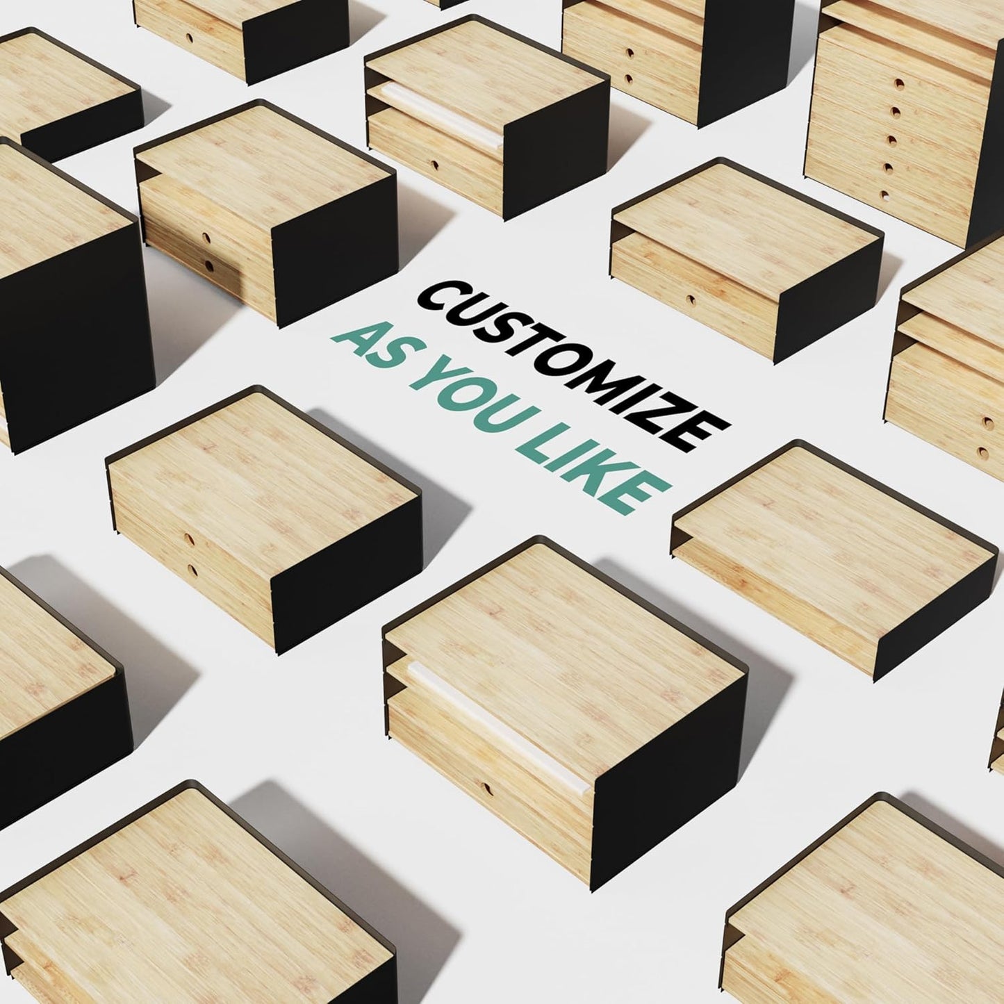 DesktopOrganizer-1drawer Prosumer's Choice Desk Paper Organizer Tray Wood - Ideal Solution and Size for Clean Desktop Setup - Suitable Desktop Organizer, Dimensions: 1.6x12.5x8.8