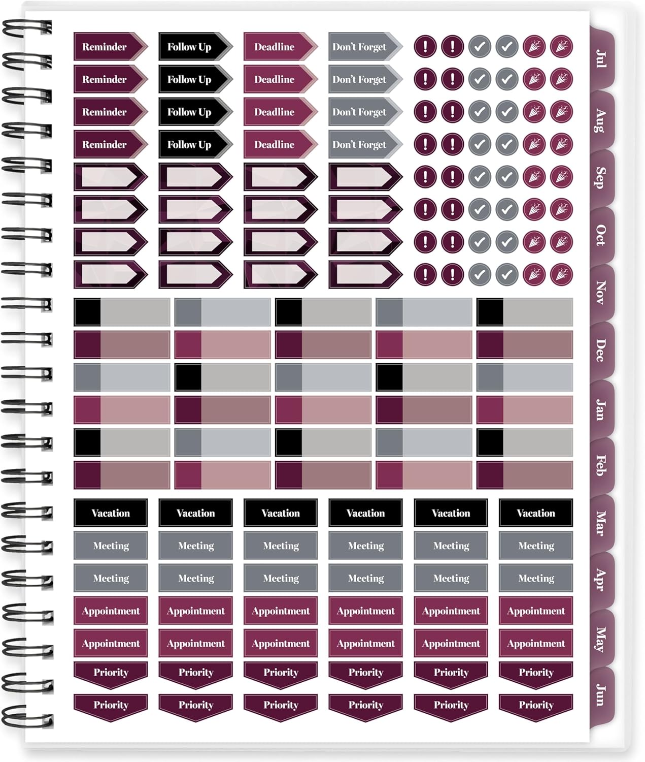 Cambridge 2026 Planner, Weekly & Monthly, 8-1/2" x 11", Large, Customizable, Facet (1755-901-26)