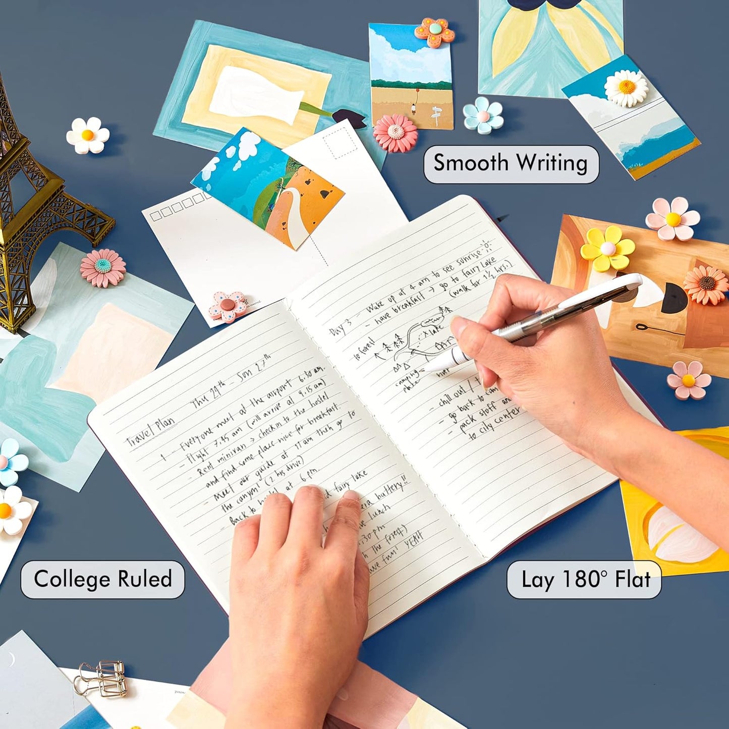 36 Pack Soft Cover Journal Bulk, Feela Lined Blank Travel Journal for Women Men Writing, Notebooks College Ruled for Work, Note Taking Notebook School Business Supplies, 8.2” x 5.5”, A5, Wine