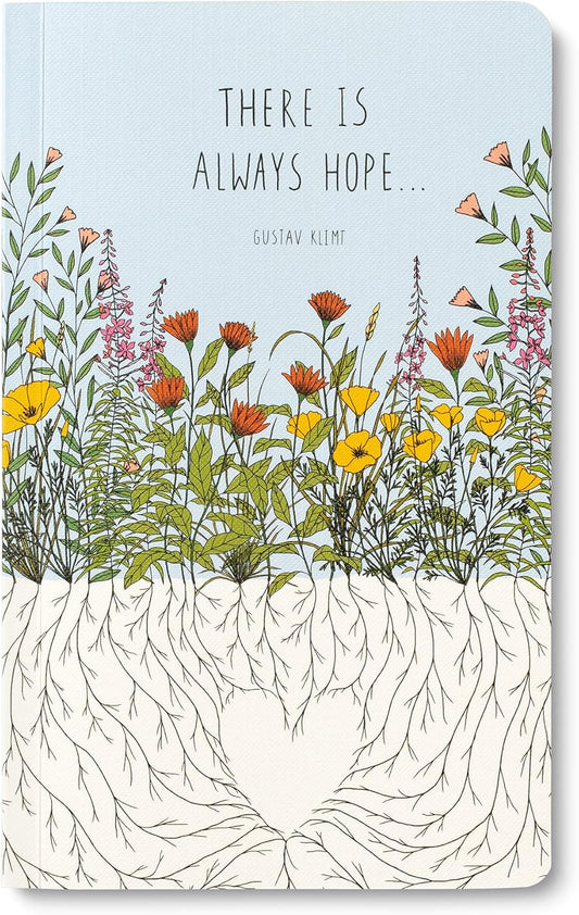 Compendium Softcover Journal - There is always hope… – A Write Now Journal with 128 Lined Pages, 5”W x 8”H