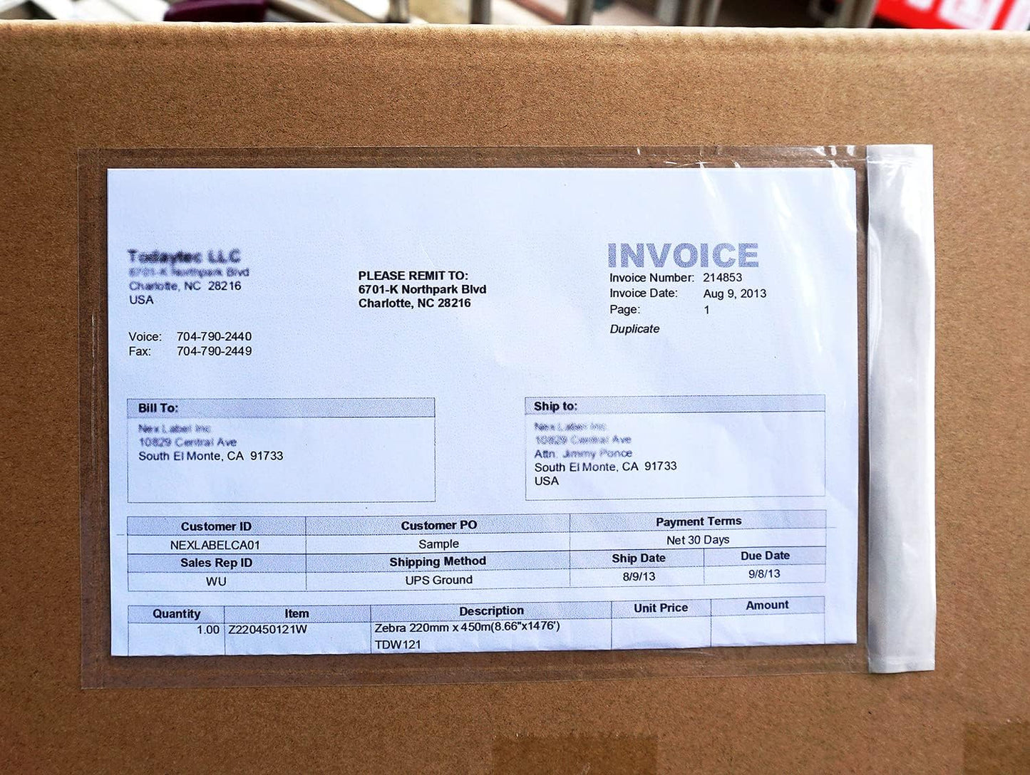 (300 Pcs) Premium 6''x10'' Packing List Envelope, Tailored Size for Letter-size Paper Folded in Half, Adhesive Shipping Label Pouches/Sleeves