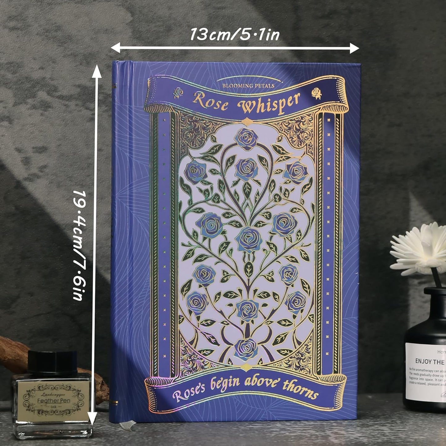 Journals for Women, 256 Pages 100 GSM Thick Paper, Hardcover Journal for Writing, College Rule Notebooks for Note Taking, Diary Notepad, 5.2 x 7.7 in