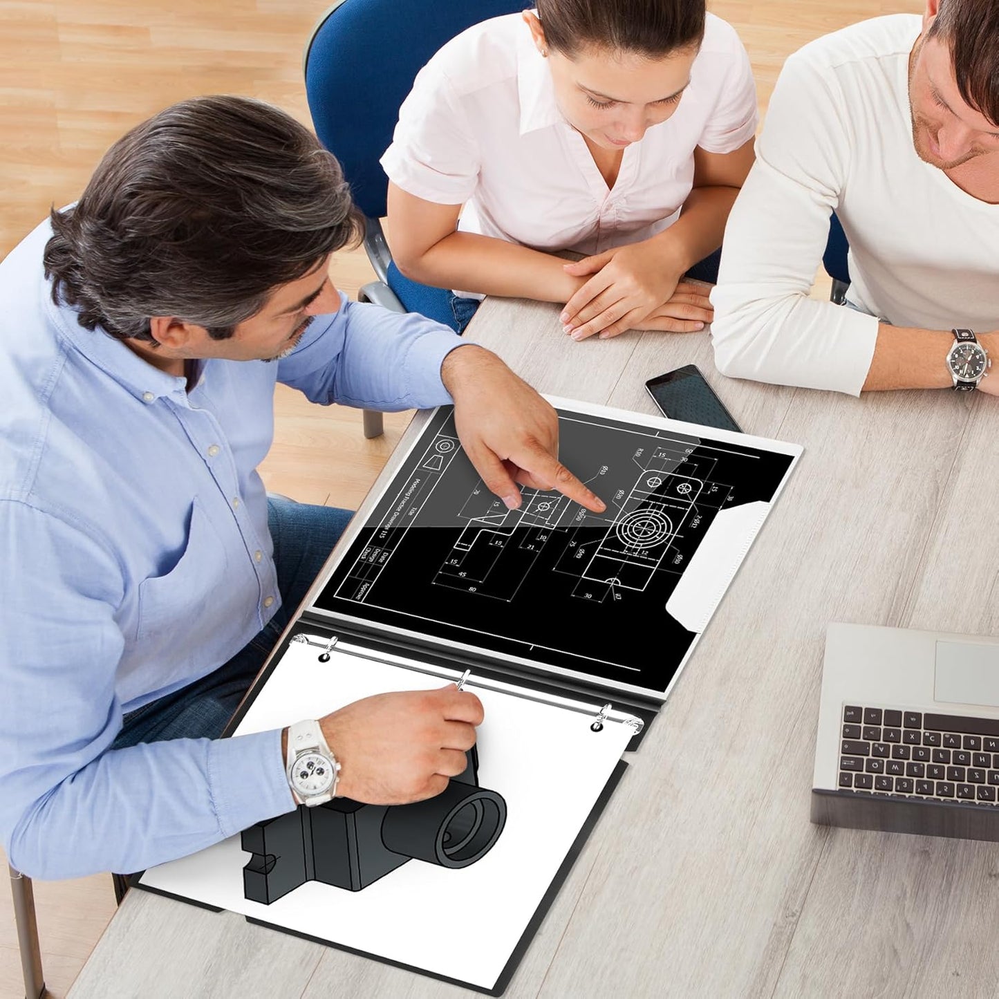 12 Pack Telescoping 3 Ring Binder 1 Inch, Flexible Thin Binder with Customized Front Cover, Holds Up 225 Sheets, School Office Supplies, White