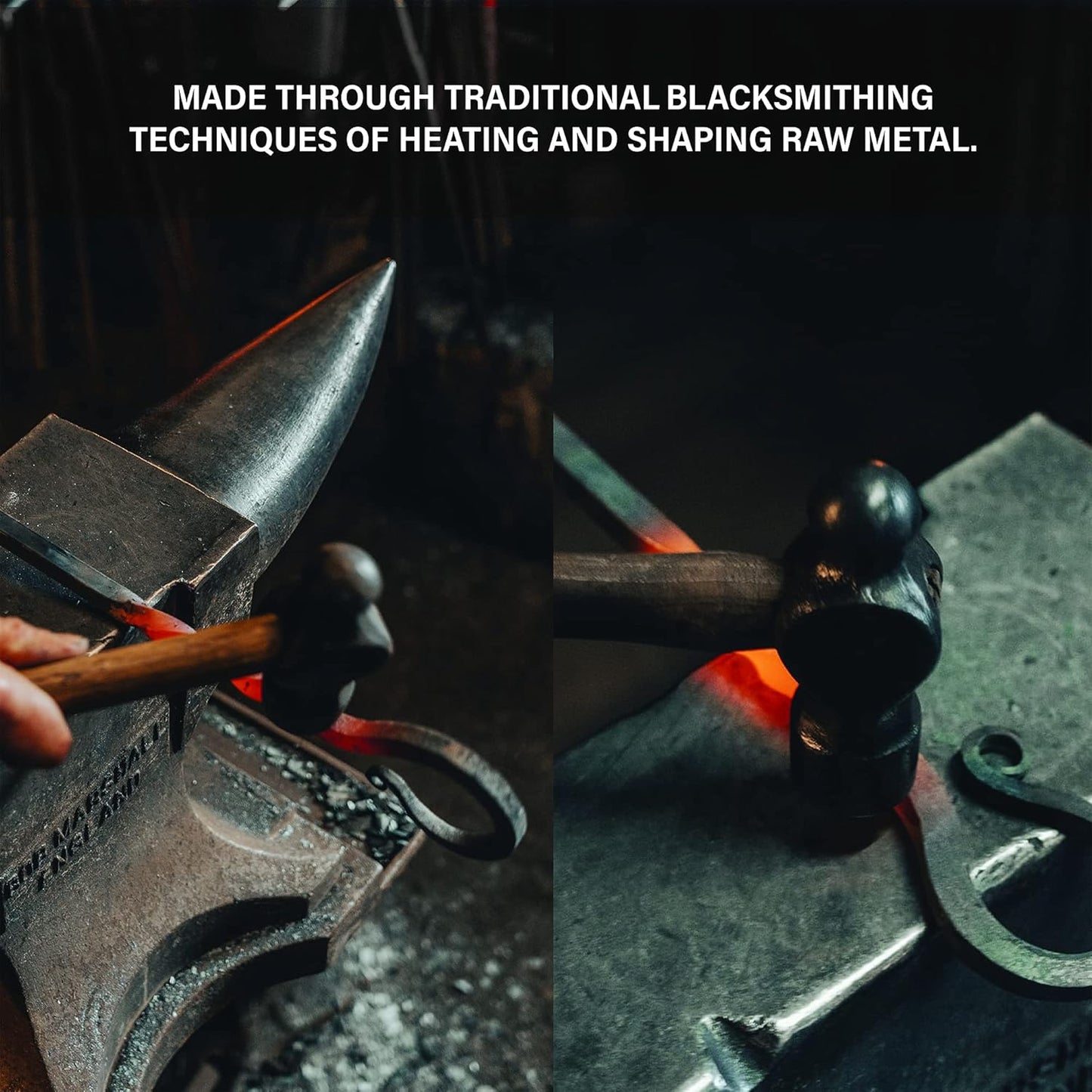 Letter Opener Cast Iron Knife Luxury, Rustic & Antique Style Desk Accessory for Cutting Open Paper Envelopes & Packages Made in USA Reverse Curl