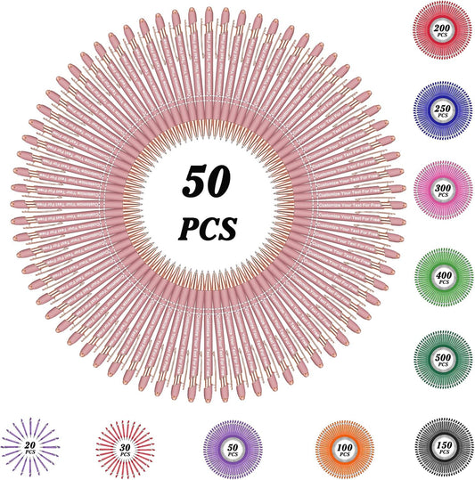 Max 500 Pcs Personalized Pens Bulk, Custom Pens with Free Engraving, Customized Stylus Tip Ballpoint Pen with Your Name Massage Text for School Office Business Graduation Anniversaries-50 Packs