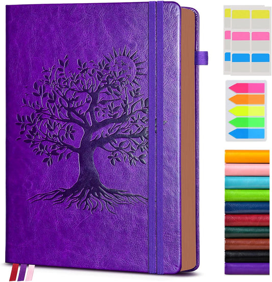 Vintage Leather Journal with 300 Numbered Pages,A4 Lined Journal for Men Women,Daily Journals for Writing,College Ruled Notebook for Work,School,Note taking,Travel Diary,Large (8.5" X 11.3")