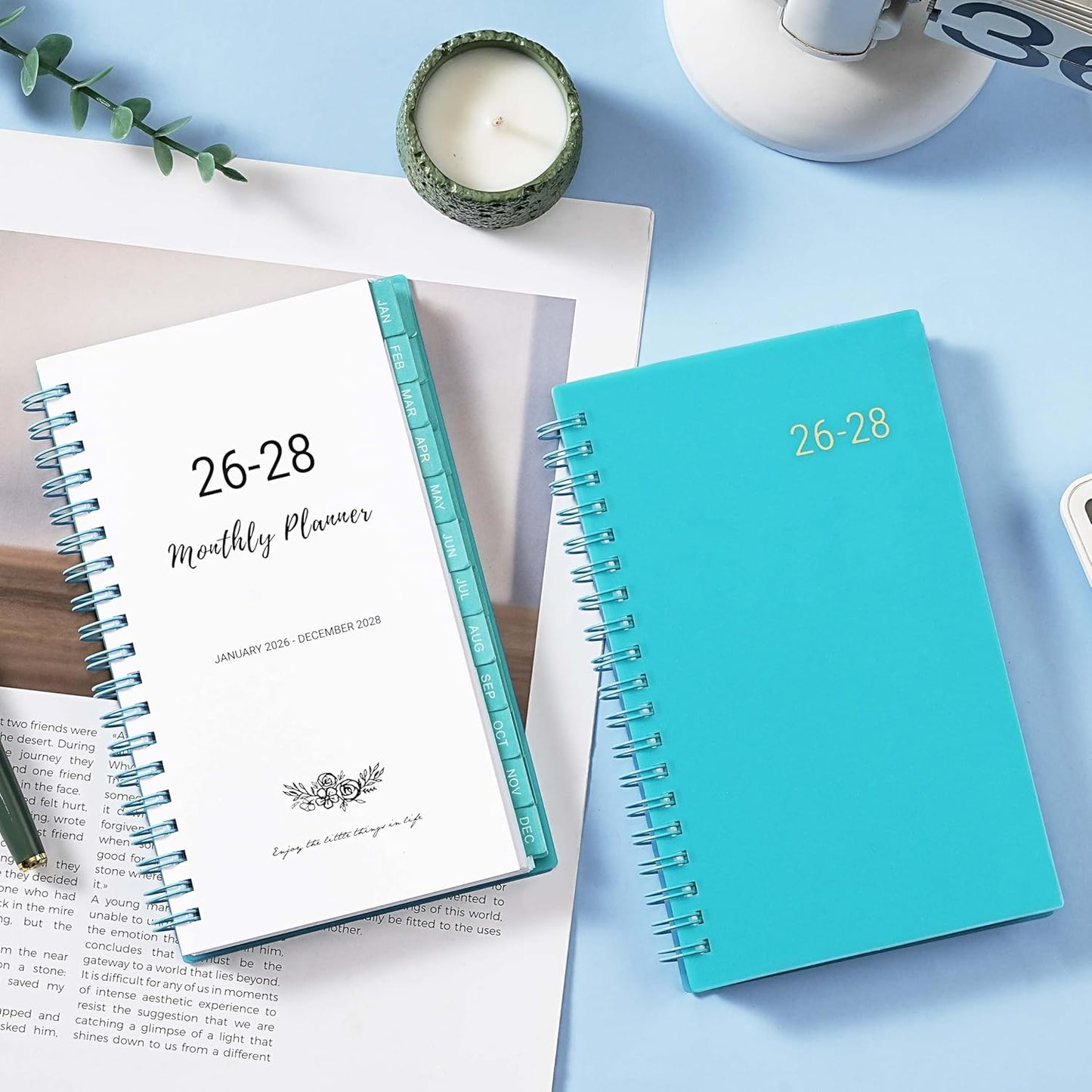 Pocket Calendar 2026-2028 - 3 Year Monthly Pocket Planner 2026-2028 from Jan. 2026 to Dec. 2028, 2026 Planner for Purse with Flexible & Waterproof Cover, 6.5" x 3.9"