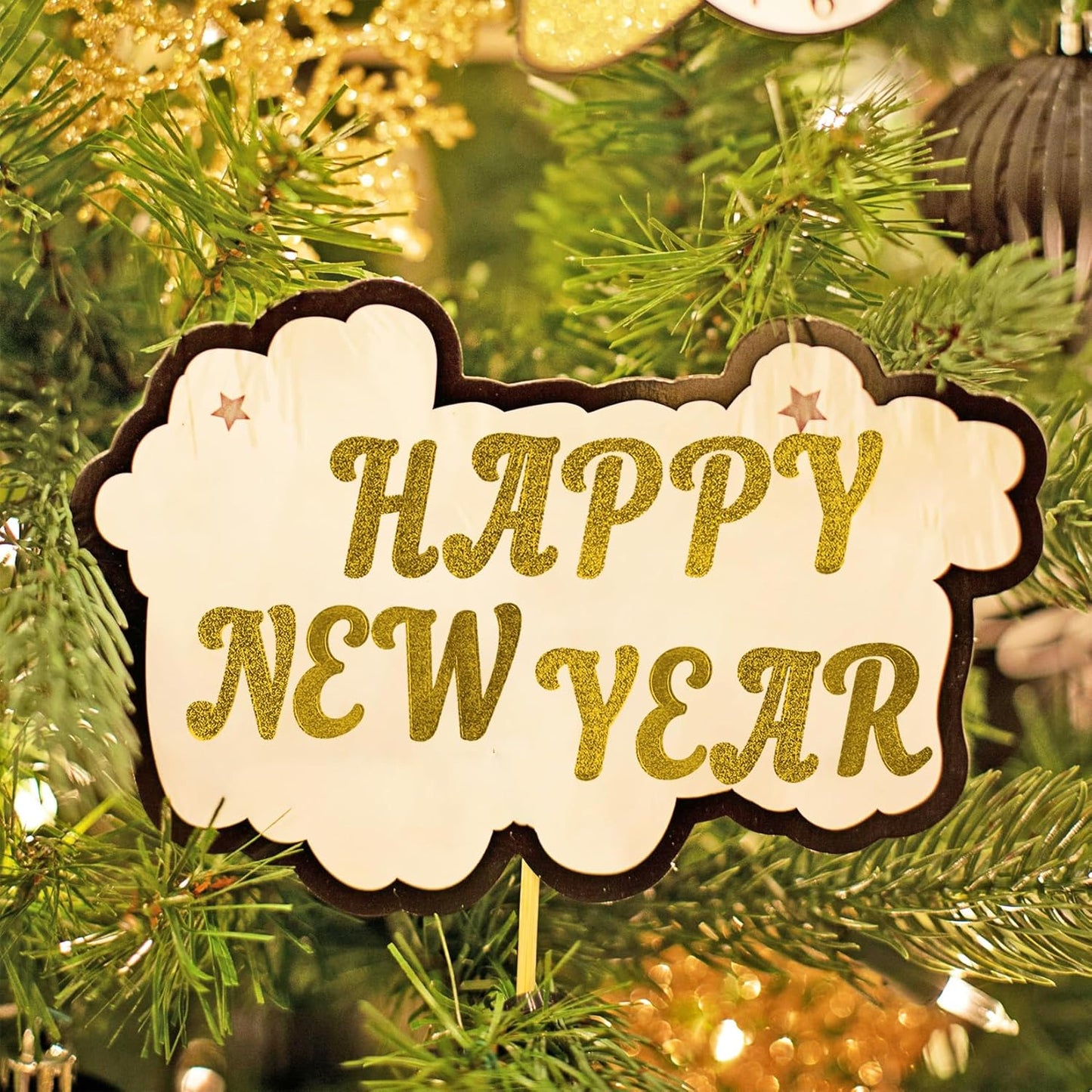 Glitter Letter Stickers,10 Sheets 2 Inches Self-Adhesive Vinyl Letters Alphabet Sticker Decals for Scrapbook,Door,Mailbox,Bulletins Boards - Gold