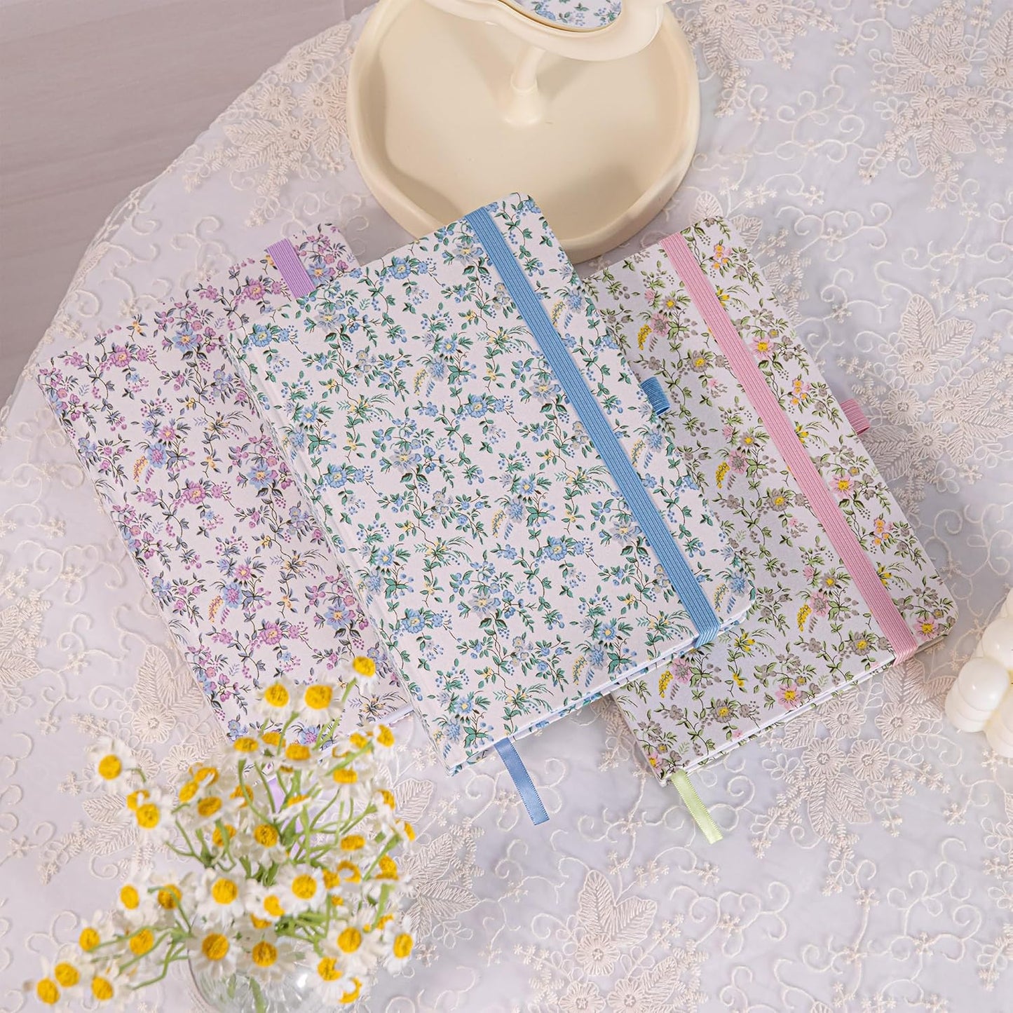 TIEFOSSI Lined Journal for Women, A5 College Ruled Notebook for Writing, 316 Numbered Pages Thick Paper, Daily Journal, for Work Home School, Note Taking, Business, 8.4 X 5.8 In