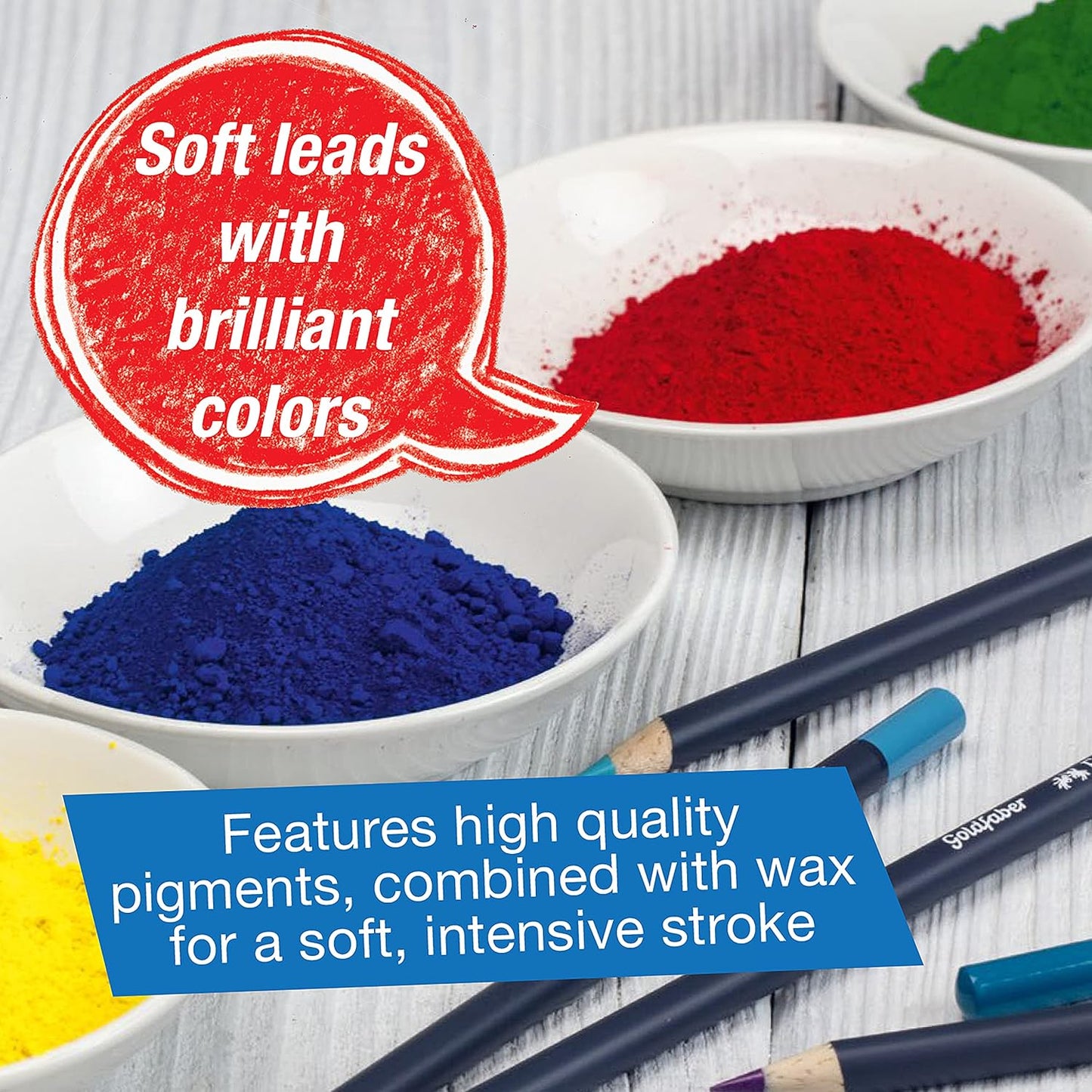 Faber-Castell Goldfaber Color Pencils Tin Set, 24ct.