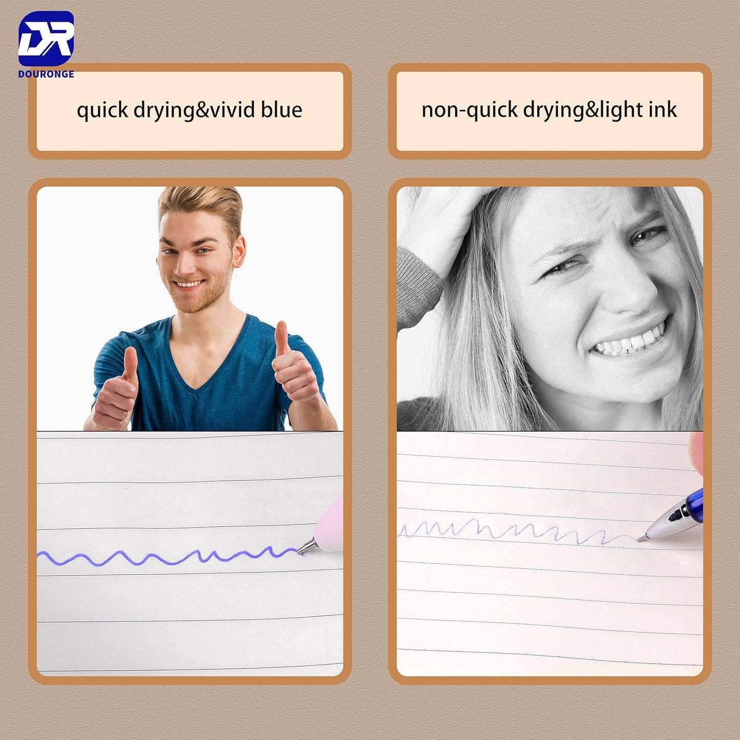 12-Pack Erasable Gel Pens, 0.5mm Fine Tip, Quick Dry Blue Ink, Ergonomic Soft Grip, Smooth Writing, No Smudge, Click Design - Perfect for Journaling, Note-taking, Work, School, Study, and Gift Giving