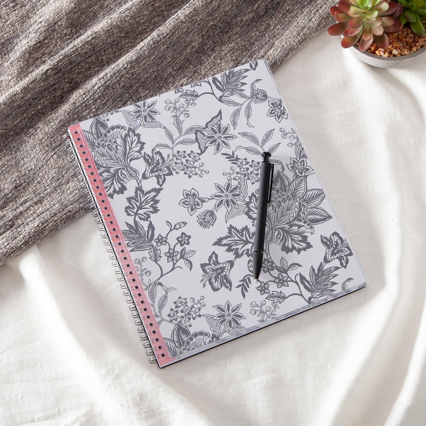 Blue Sky 2025-2026 Academic Year Weekly and Monthly Planner Calendar, July 2025 - June 2026, 12-Month, 8.5" x 11", Flexible Cover, Wirebound, Storage Pocket, Analeis