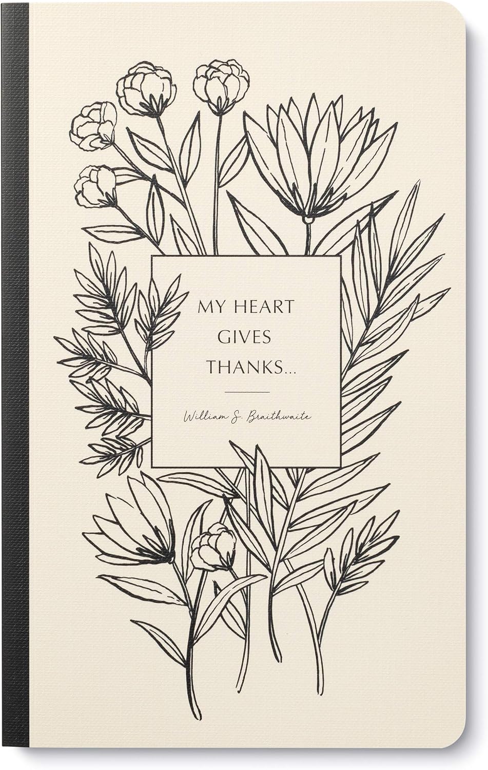 Compendium Softcover Journal - My heart gives thanks… – A Write Now Journal with 128 Lined Pages, 5″W x 8″H