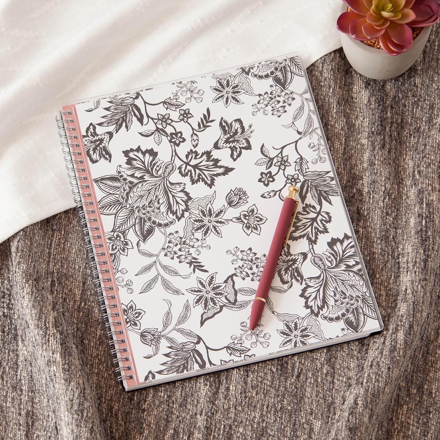 Blue Sky 2024-2025 Academic Year Weekly and Monthly Planner, 8.5" x 11", Flexible Cover, Wirebound, Analeis (130606-A25)