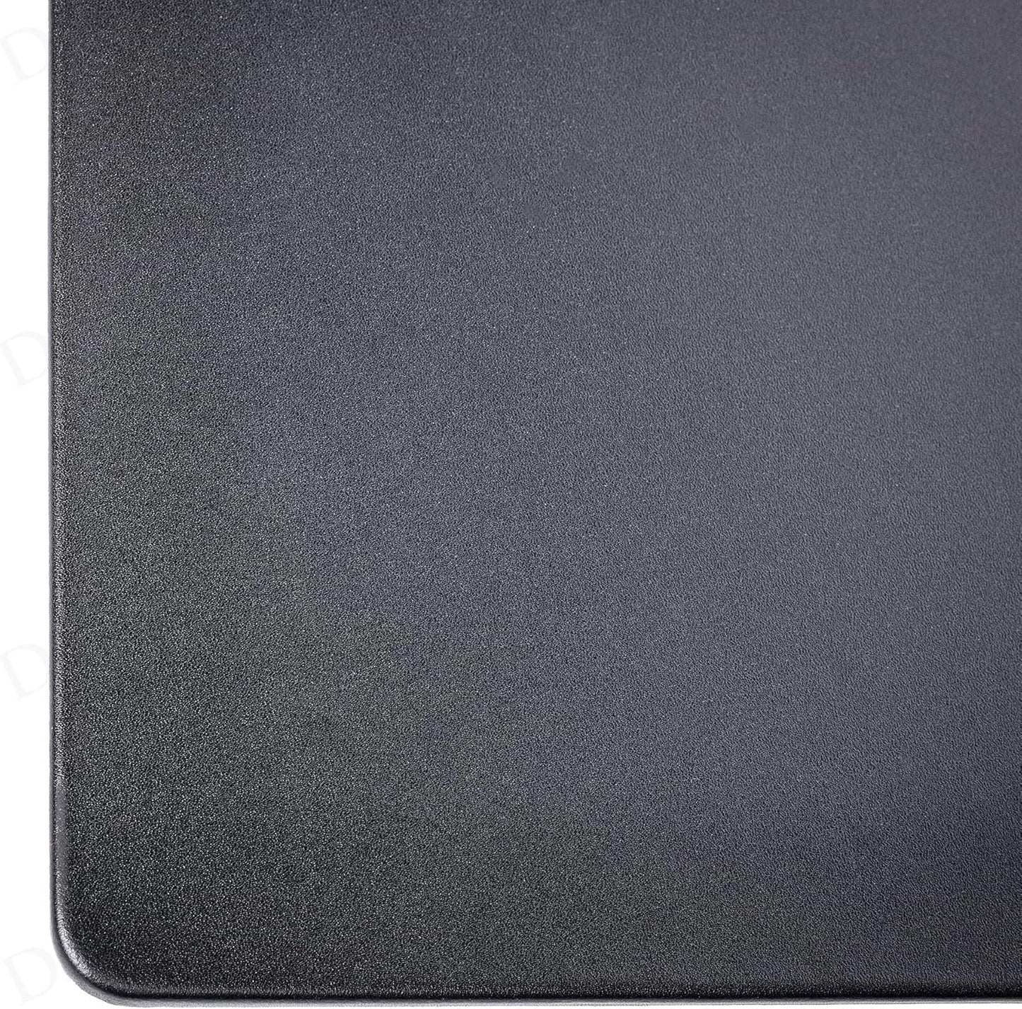 Dacasso Black Leatherette 20" x 16" Luxury Conference Table Pad - Desk Blotter for Writing - Boardroom Organization & Executive Desk Decor